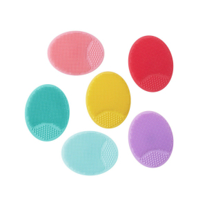 Baby silicone bath rubbing massage brush baby silicone bath brush baby shampoo face wash brush children bath care supplies