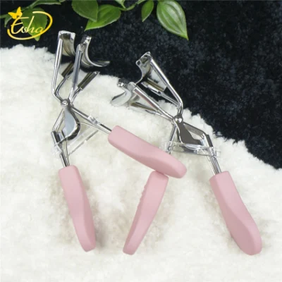 Beauty Mini Girls False Partial Make-up Tools Clip Pink Rubber Handle Eyelash Curlers