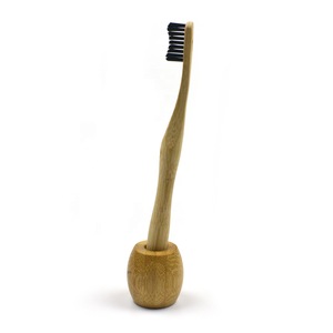 Biodegradable Bristles Ergonomic Handle Bamboo Toothbrush