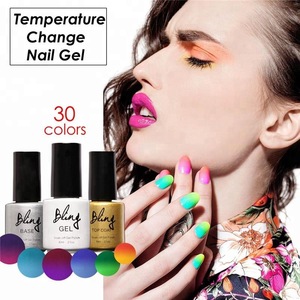 Bling Nails Care Materials Fashion Salon Nail Painting Changing 6ml UV Led Color Changeable Gel