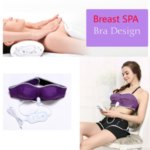 Breast massaging bra/Electronics breast enhancement massager/Vibrating breast full and list bra