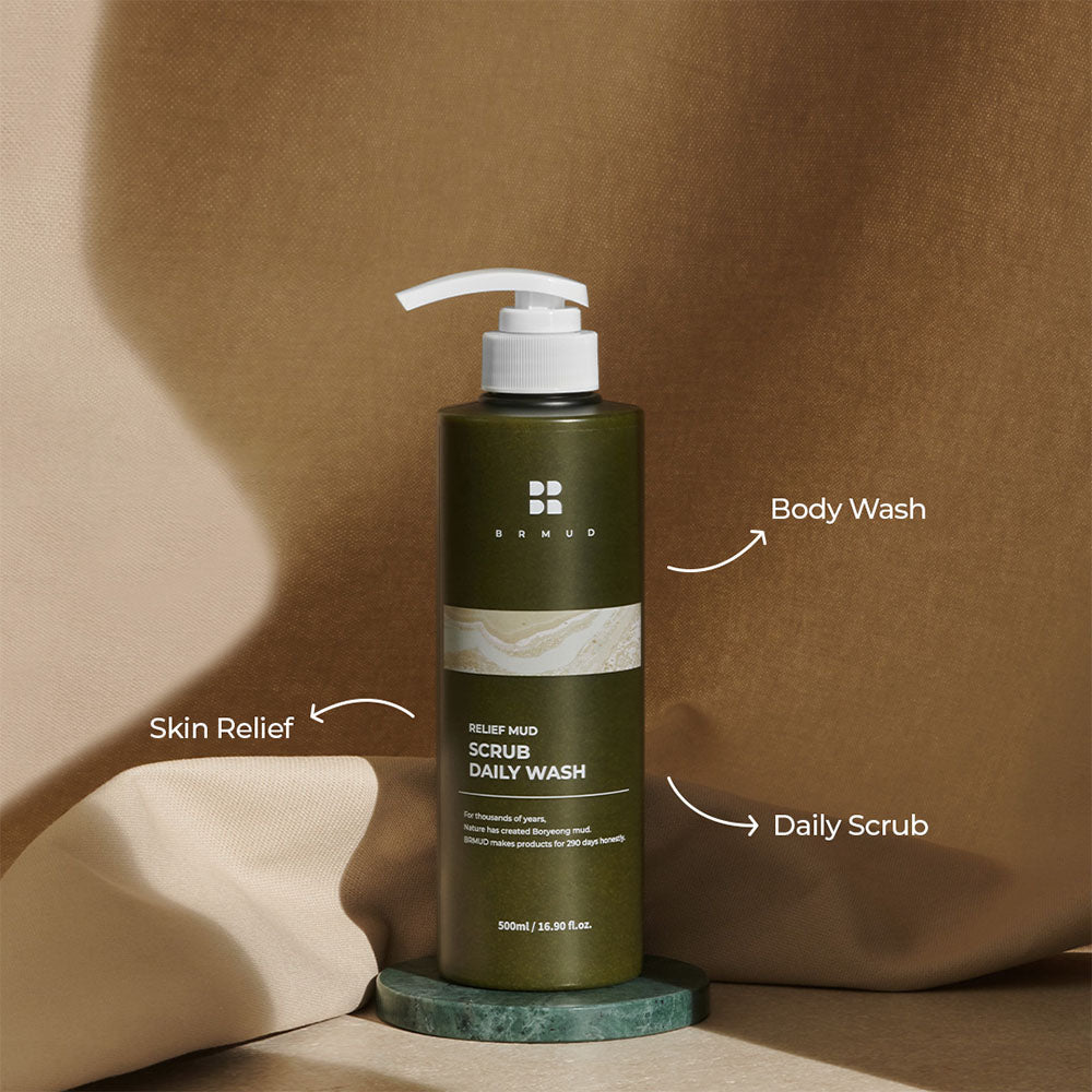 (BRMUD) Relief Mud Scrub Daily Wash 500ml