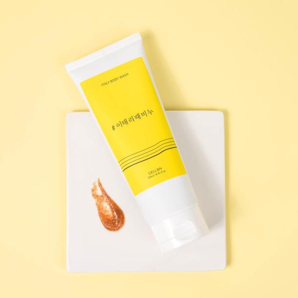 (CELLBN) Italian Body Wash Dead Skin Removal Scrub Shower Soap