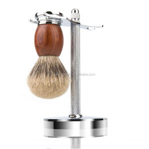 Cosmetic Products  wood handle knot shaving brush manufacturer best badger shaving brush