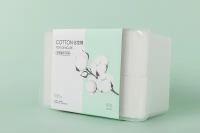 Cotton Pads, Facial Lip &amp; Eye Makeup Remover Pads, 100% Pure Cotton Effective Cosmetic Cotton Squares, Hypoallergenic, Lint-Free