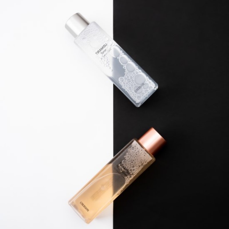 Cre8skin Salmon PDRN TIRMAMISU TONER MORNING TONER EVERNING TONER Skincare PDRN Korea Cosmetic Set