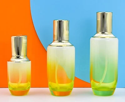 Custom High Quality Cosmetic Oil Glass Bottle Set