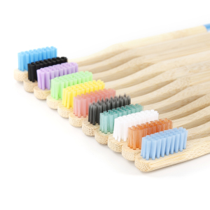 Custom top quality BPA Free Child and Adult Eco-Friendly Natural Biodegradable Charcoal Bamboo Toothbrush