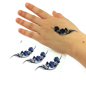 Customized design body art temporary tattoos sticker,fashionable face sticker