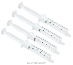 Dental teeth whitening gel syringe home use teeth whitener gel 35% hydrogen peroxide