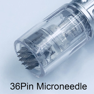 Disposable Needle cartridge Derma pen Microneedle 12Pin 36Pin Nano Microneedle For Electric micro needle Derma Rolling System