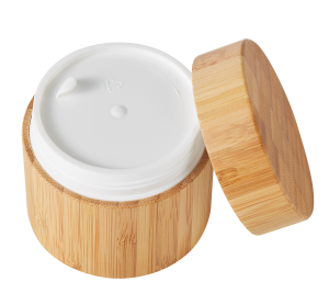 Fast delivery PP Inner Eco Friendly Cosmetic Bamboo Jar 150g