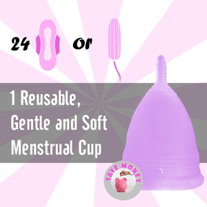 Feminine Hygiene Medical Grade Silicone Free Menstruation Cup