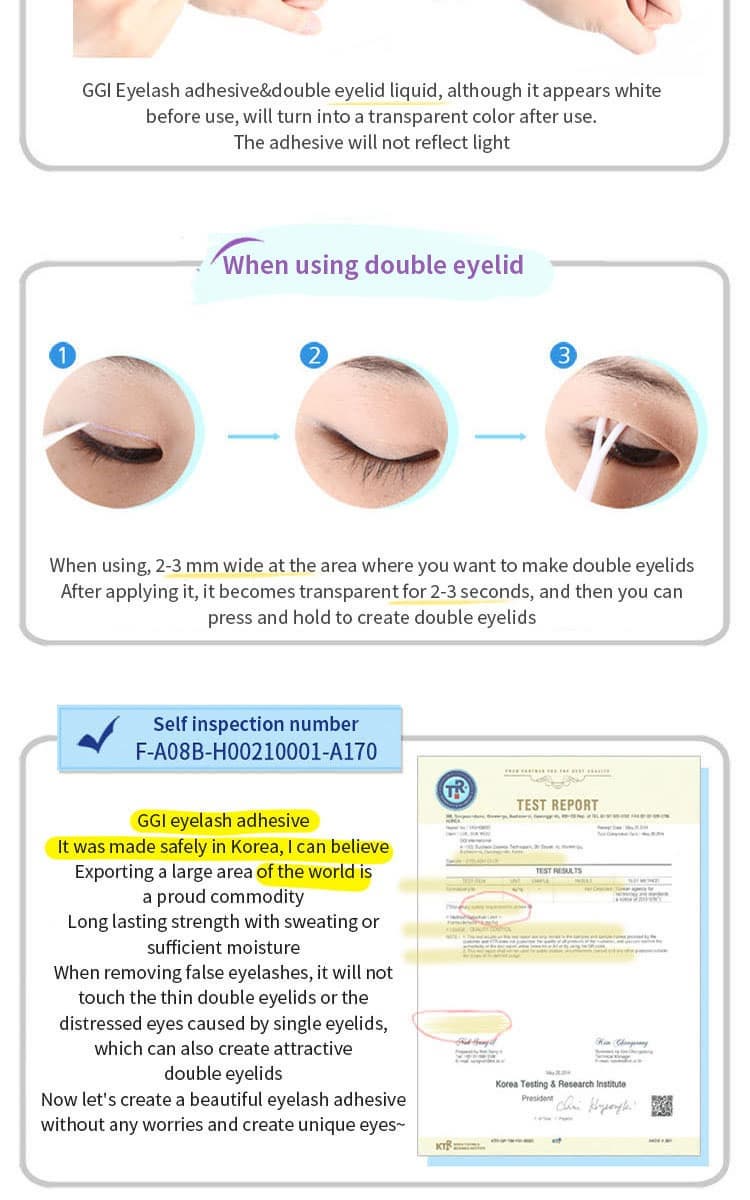 GGI EYELASH ADHESIVE