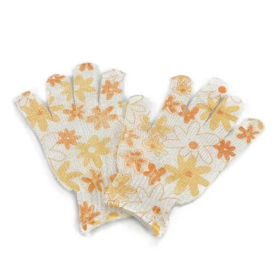 Glove Exfoliating Scrub Body Shower Mitt Massage Tan Supplier Moroccan Sponge for Viscose Exfoliator Removal Bath Gloves