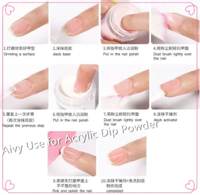 Good Prices Nail Extension Art Clear Pink White Acrylic Powder