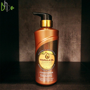high quality ingredient popular organic marula oil hair care smoothing shiny hair conditioner with GMP certificate