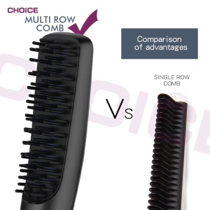 Home Use Professional Ceramic Flat Iron Hair Straightener Brush