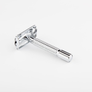 Hot sell double edge safety shaving razor butterfly opening shave razor