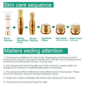 korean OEM Private Label Skincare set 6 in 1 100% Whitening Face Cream anti acne skin care set