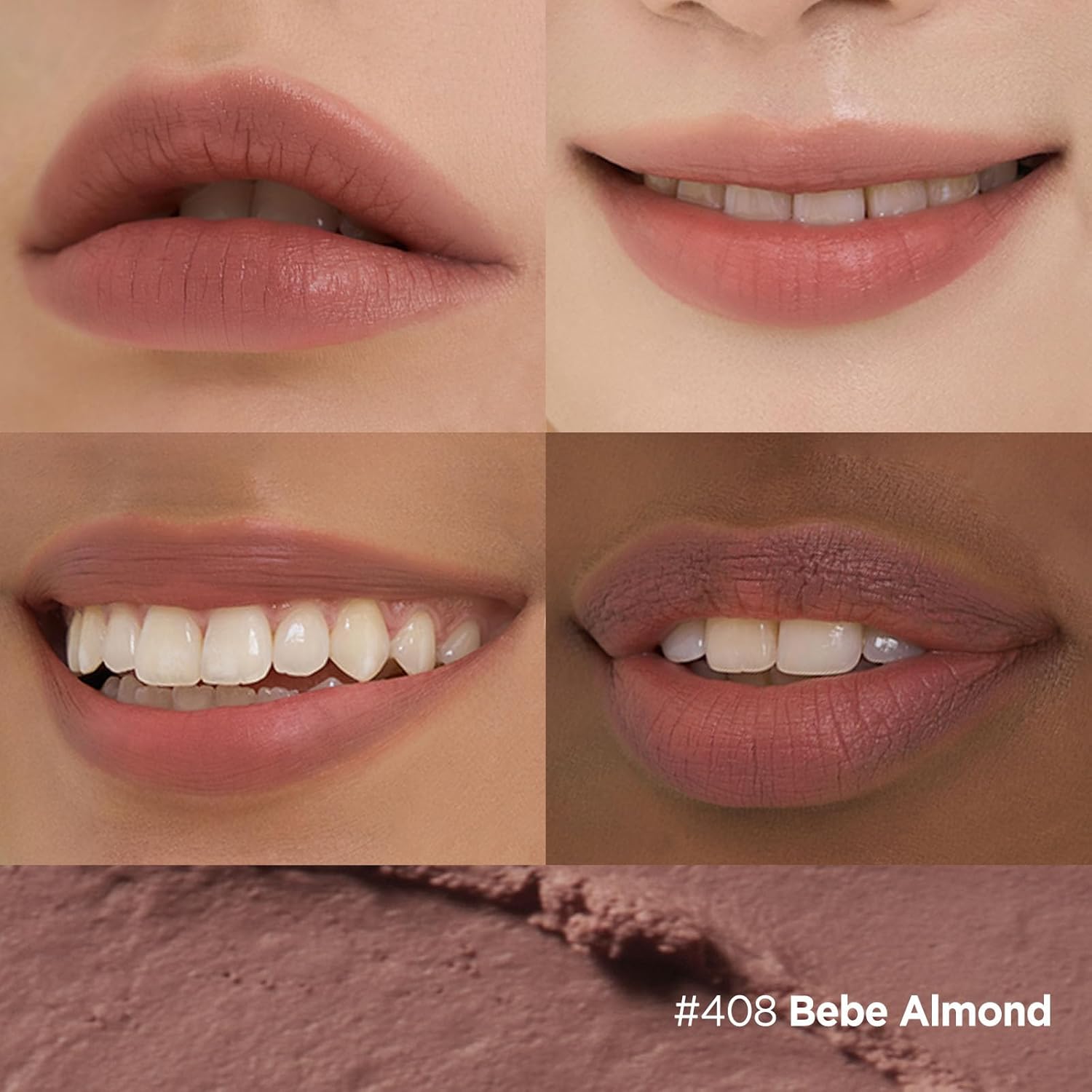 (LAKA) Bulky Matte Lipstick [#408 Bebe Almond] 4g