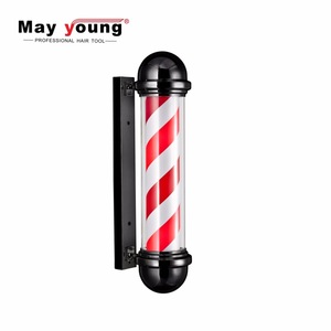 M317 Other type hair salon equipment Factory sell LED lamps Barber shop pole