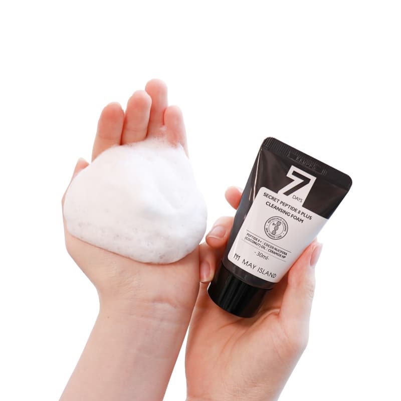 [MAY ISLAND] 7DAYS SECRET PEPTIDE 8 PLUS CLEANSING FOAM 30ml / 150ml 