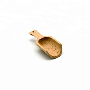 natural beech wood small spoon for bath salt