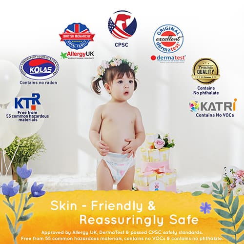 Natural Blossom Baby Diapers Size 2 (9-17lbs) 50 Count