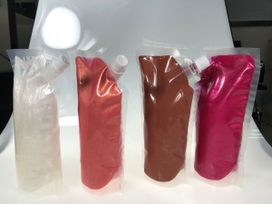 New arrival 420ML DIY lips palette  long-lasting waterproof high quality shiny glitter lip gloss