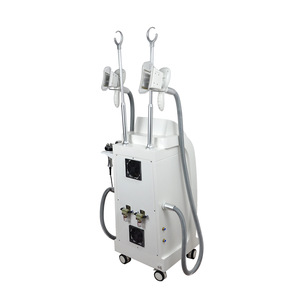 Newest double cryolipolysis device + cavitation slimming machine + RF fat burning machine