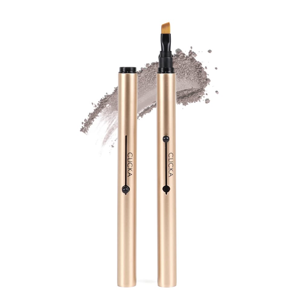 Retractable Automatic Lid Lip Eyeshadow Eyebrow Makeup Brush