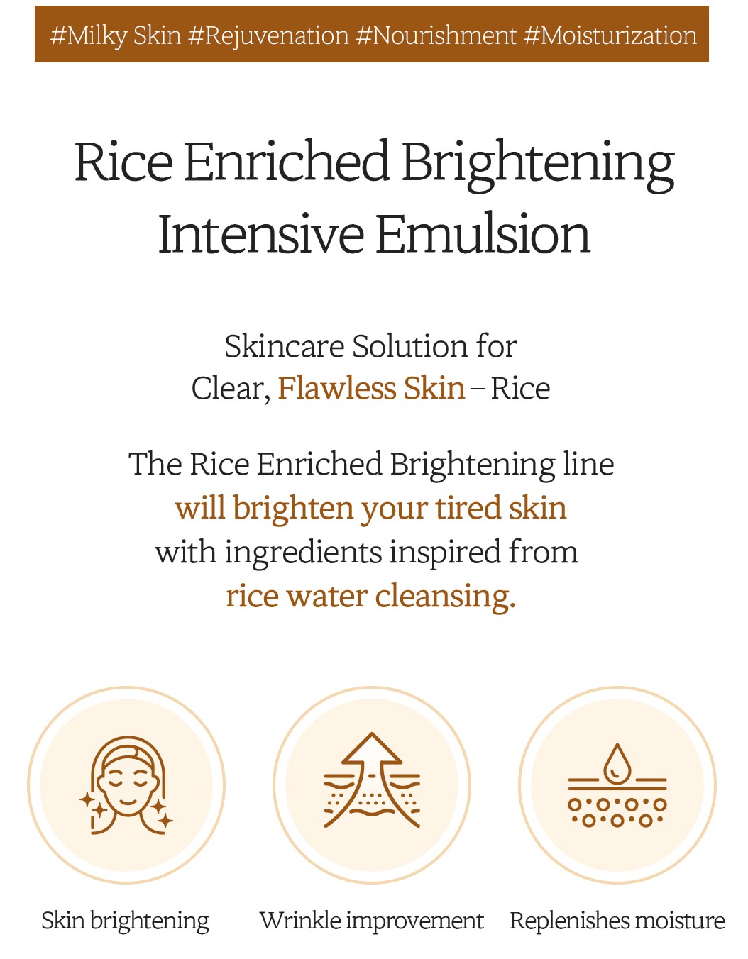 Rice Enriched Brightening Intensive Emulsion
