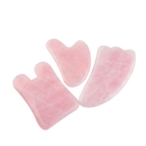 Rose Quartz Amethyst Face Jade Gua Sha Massage Tool