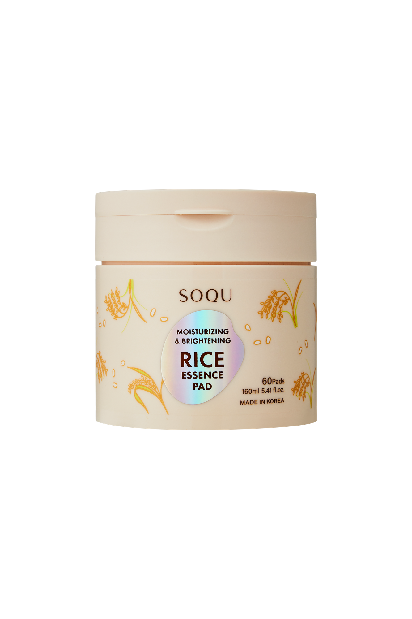 (Skin care, Essence Pad, Rice)SOQU MOISTURIZING &amp; BRIGHTENING RICE ESSENCE PAD