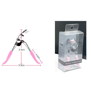 Stainless steel manual mini portable curling eyelash curler