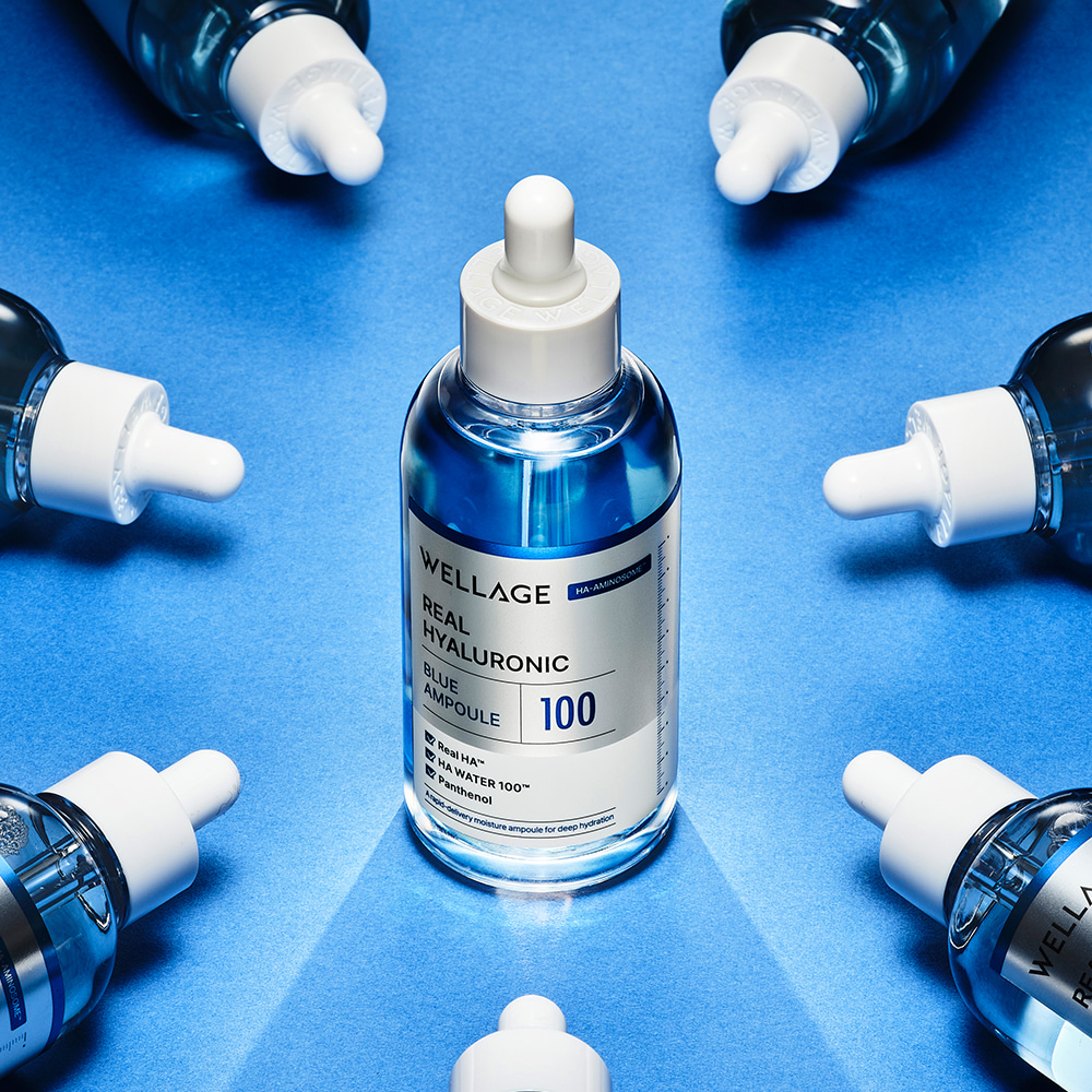 (Wellage) Real Hyaluronic Blue 100 Ampoule 60ml