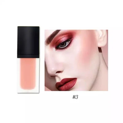 Wholesale Custom Private Label Face Makeup Cheek Shadow Long Lasting Waterproof Vegan Liquid Blush