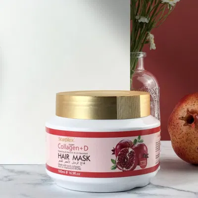 Wholesale Starplex Hydrating Smooth Nourishing Organic Natural Pomegranate Collagen Hair Mask Treatment