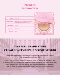 PAPA FEEL Cover All Perfect Brighten Cushion Coverage Foundation Oil Control Waterproof Sweat-Proof Powder SPF50 PA++++ 11g
