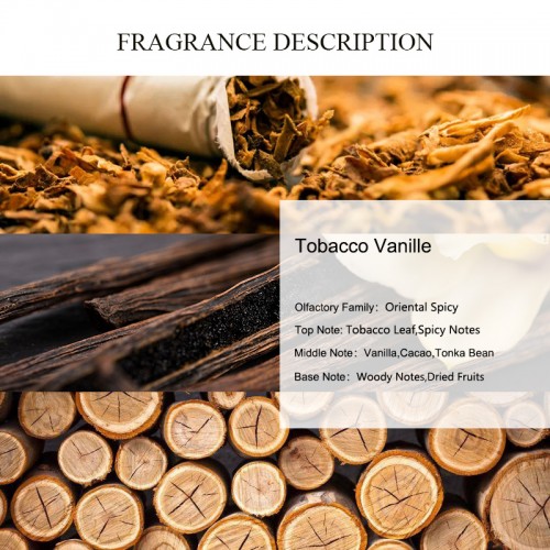 UNIQUE AROMA Tobacco Vanille Candle Fragrance Oil Making Concentrated Custom Different Flavor Designer Perfume Oil For Candle