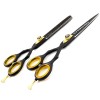 5.5 inch hair cutting scissors thinning shears kit stainless steel barber scissors set for hairdresser Haircut Hairdressing