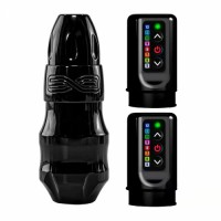 Professional EXO RCA Connection Tattoo PMU Device Wireless Battery Tattoo Pen Machine Kit with two batteries