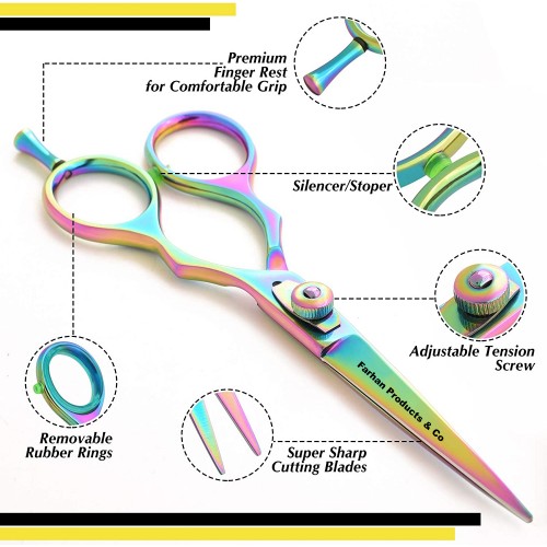 Hot Sales barber Scissors household & Salon Scissor Hair Professional Barber Hair Cut Scissors By FARHAN PRODUCTS & Co