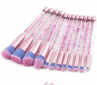 20Pcs Diamond Makeup Brushes Kit Beauty Tool For Eyeshadow Eyeline Blending Foundation Blush Lip Eyebrow Cosmetic Make Up Brush