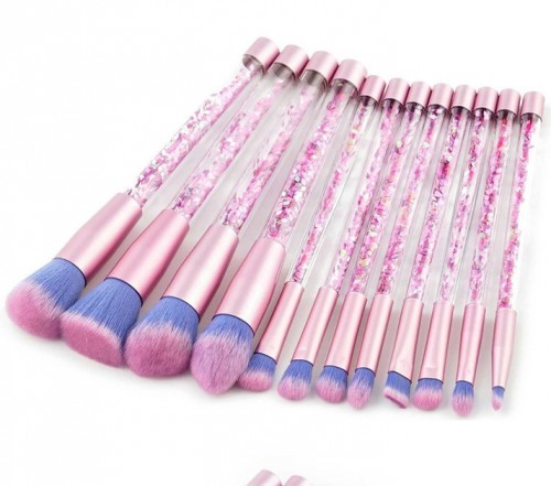 20Pcs Diamond Makeup Brushes Kit Beauty Tool For Eyeshadow Eyeline Blending Foundation Blush Lip Eyebrow Cosmetic Make Up Brush