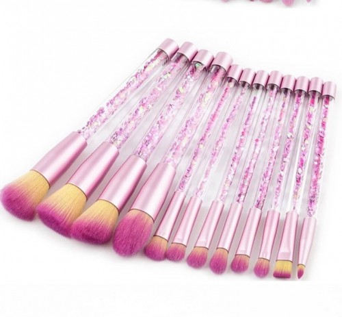 20Pcs Diamond Makeup Brushes Kit Beauty Tool For Eyeshadow Eyeline Blending Foundation Blush Lip Eyebrow Cosmetic Make Up Brush