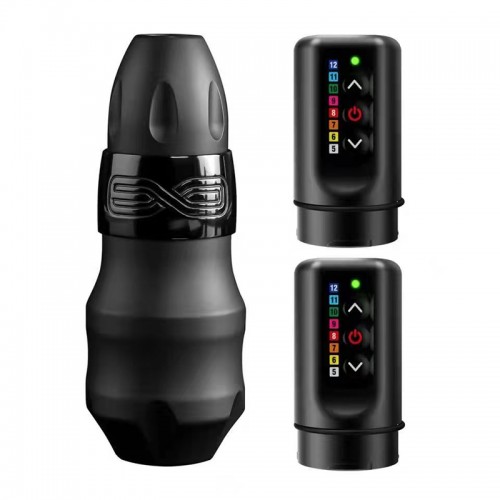 Professional EXO RCA Connection Tattoo PMU Device Wireless Battery Tattoo Pen Machine Kit with two batteries