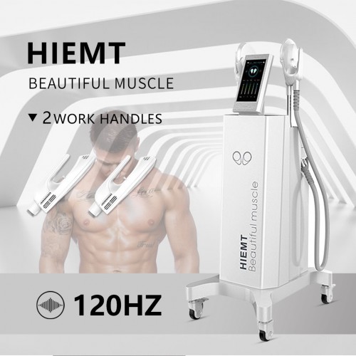 7 Tesla Sculpt Air Cooled Hi-EMT Neo Slim Body Sculpting Emshif Stimulateur Musculaire Muscle Building Emslim RF with 2 Handles