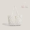 Custom-made Niche Style Pink Large Capacity Travel Puffy Tote Bag Cosmetic Handbag